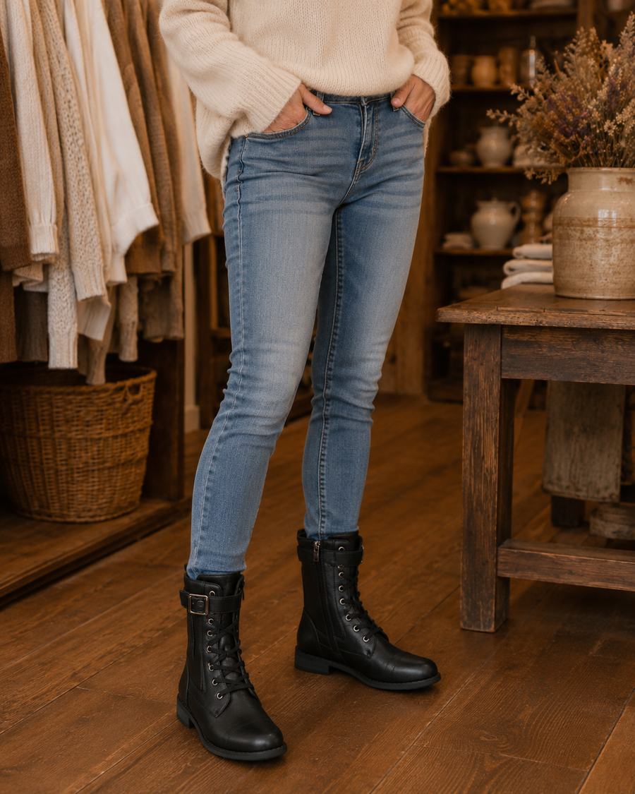 Liana™ Chic Round-Toe Boots