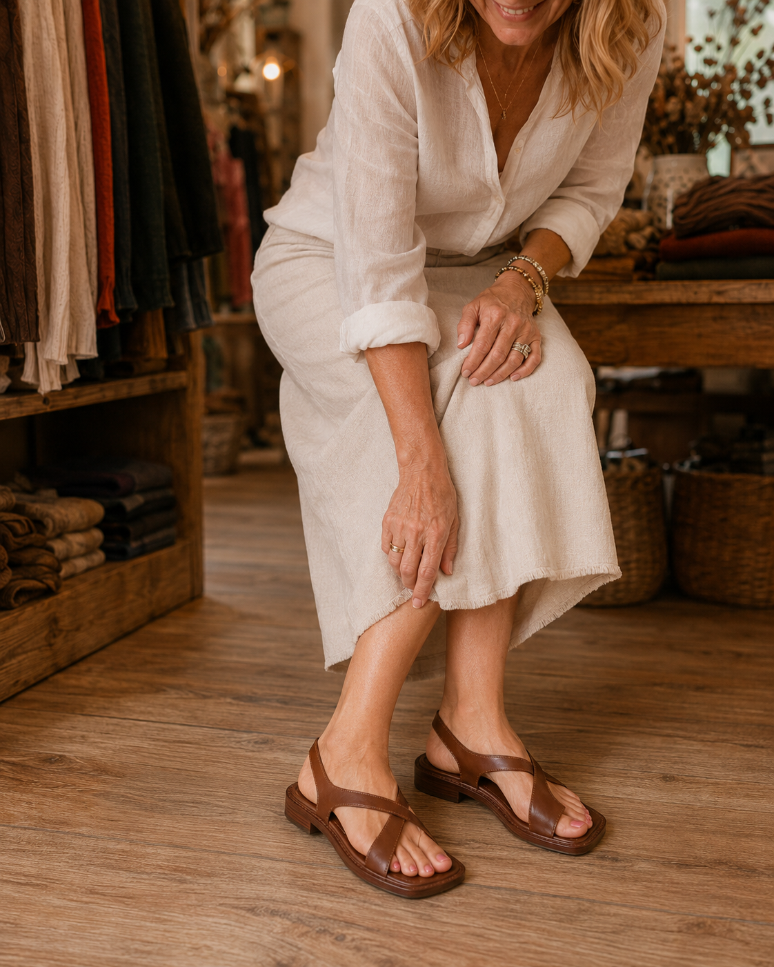 Vianne™ Leather Sandals