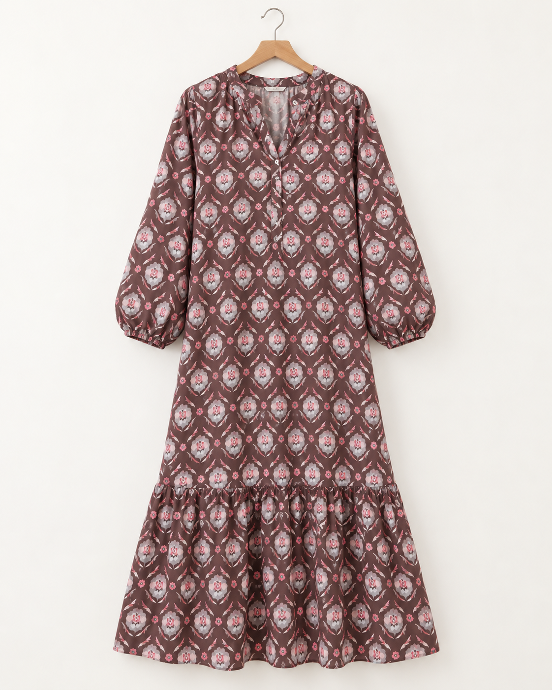 Rosalie™ | Autumn Bloom Midi Dress