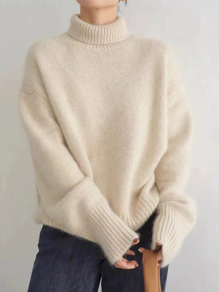 Camille | Relaxed turleneck Sweater