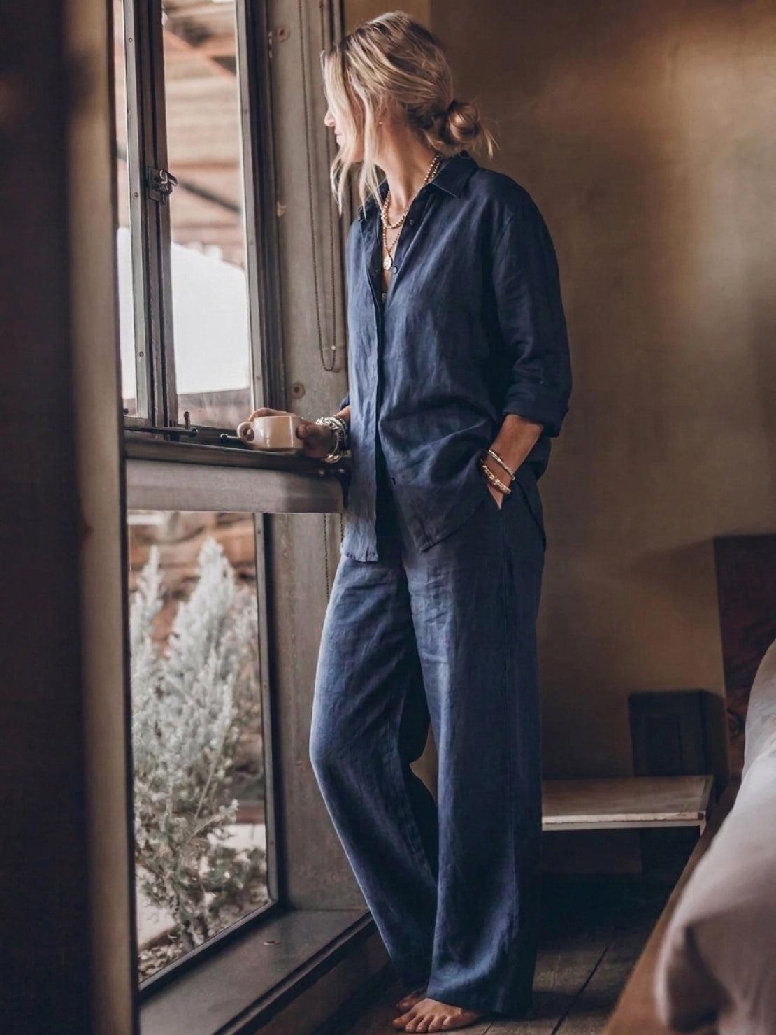 HARPER | COTTON RELAXED TWO-PIECE SET