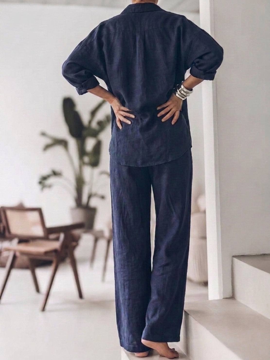 HARPER | COTTON RELAXED TWO-PIECE SET