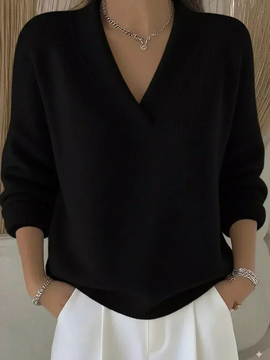 Madison™ | Relaxed V-Neck Sweater