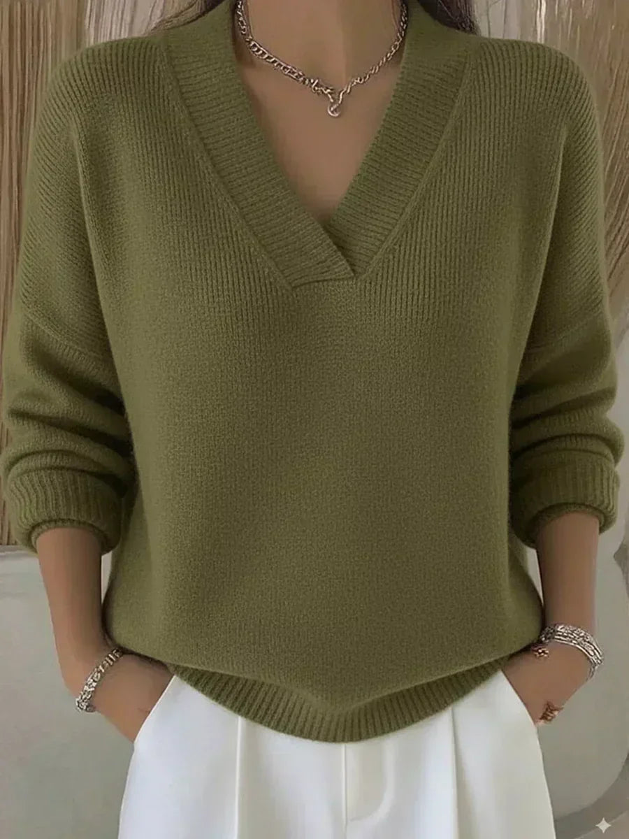 Madison™ | Relaxed V-Neck Sweater