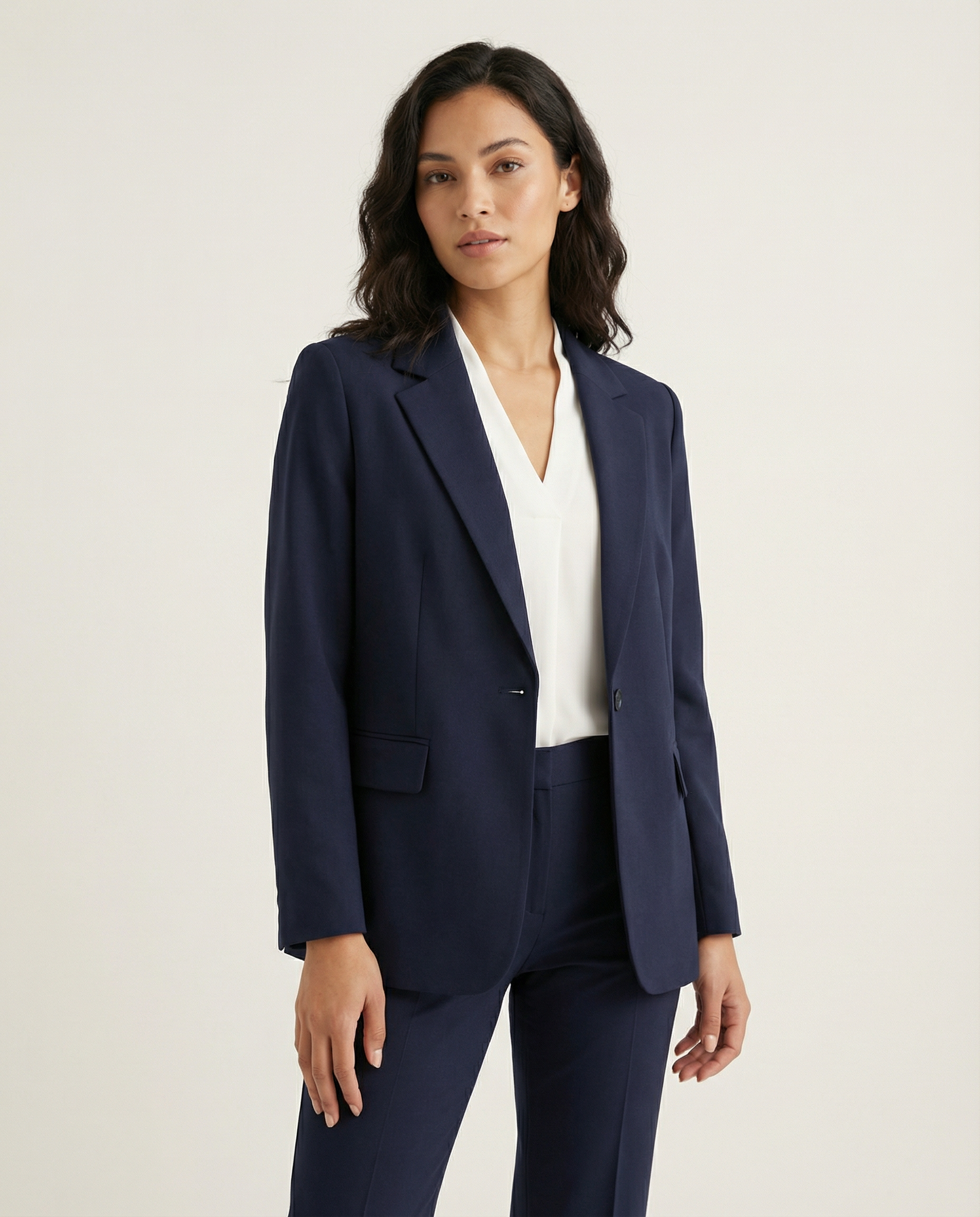 Women's Blazer – Tailored Loose Fit for Effortless Autumn Style