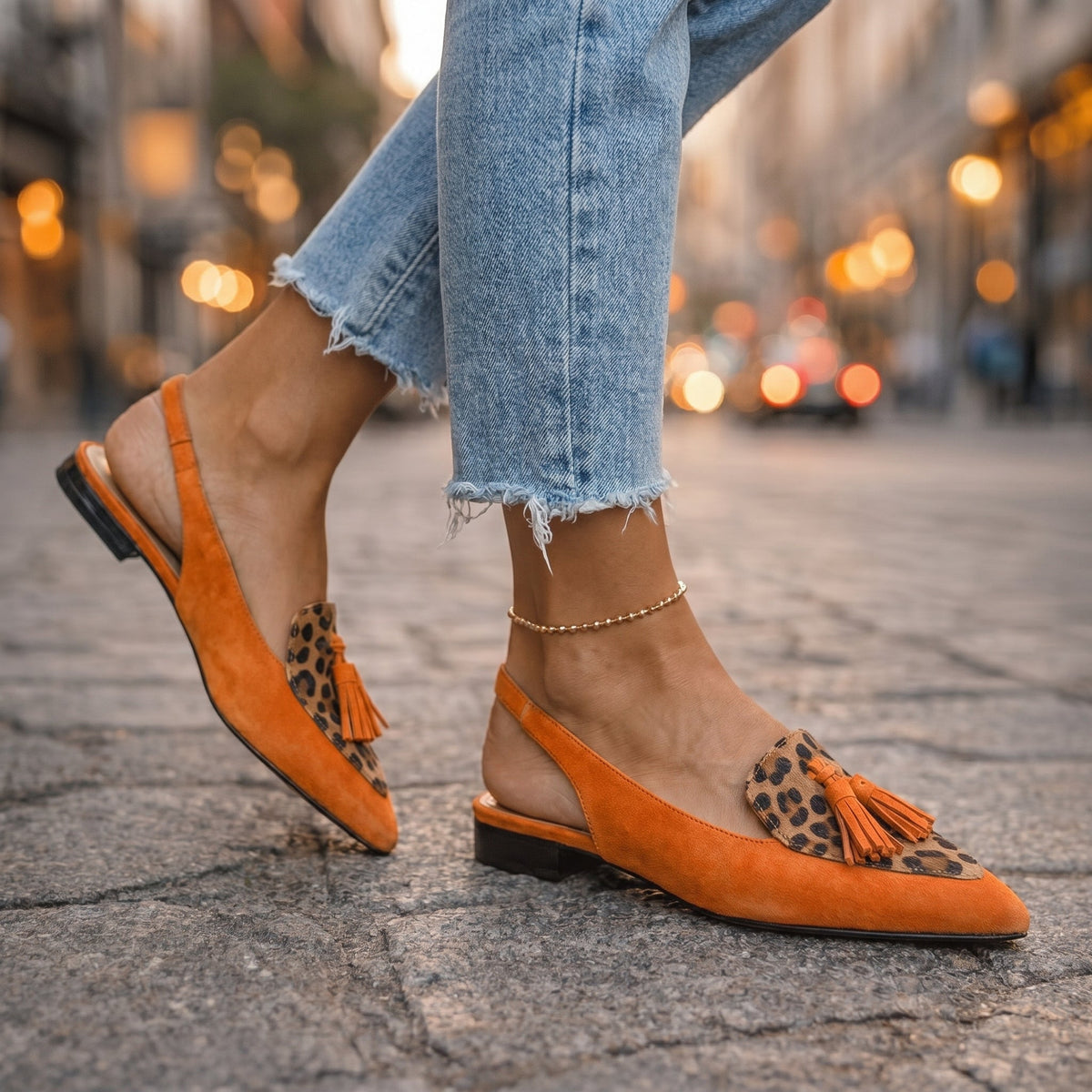 Elodie™ Pointed-Toe Tassel Sandals