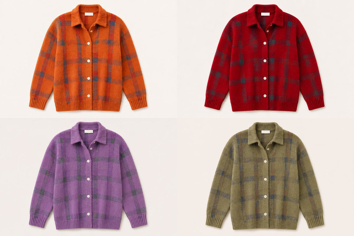 Bernadette™ | Checked Cardigan
