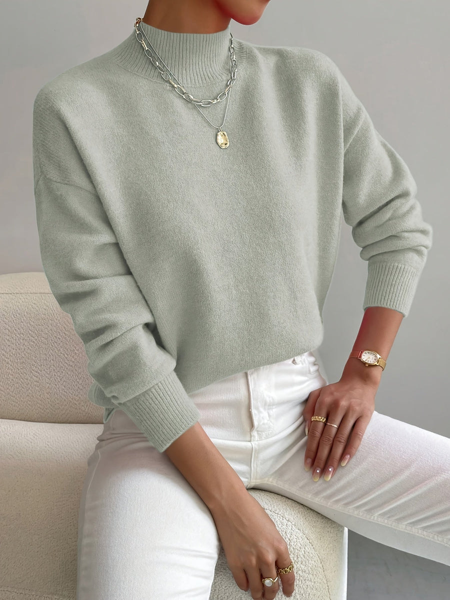 Elegant Cosy Turtleneck Knit Sweater Ladies