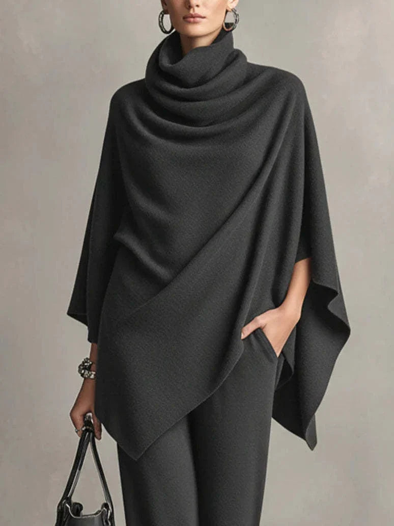 Mallory | Elegant Drape Two-Piece Set
