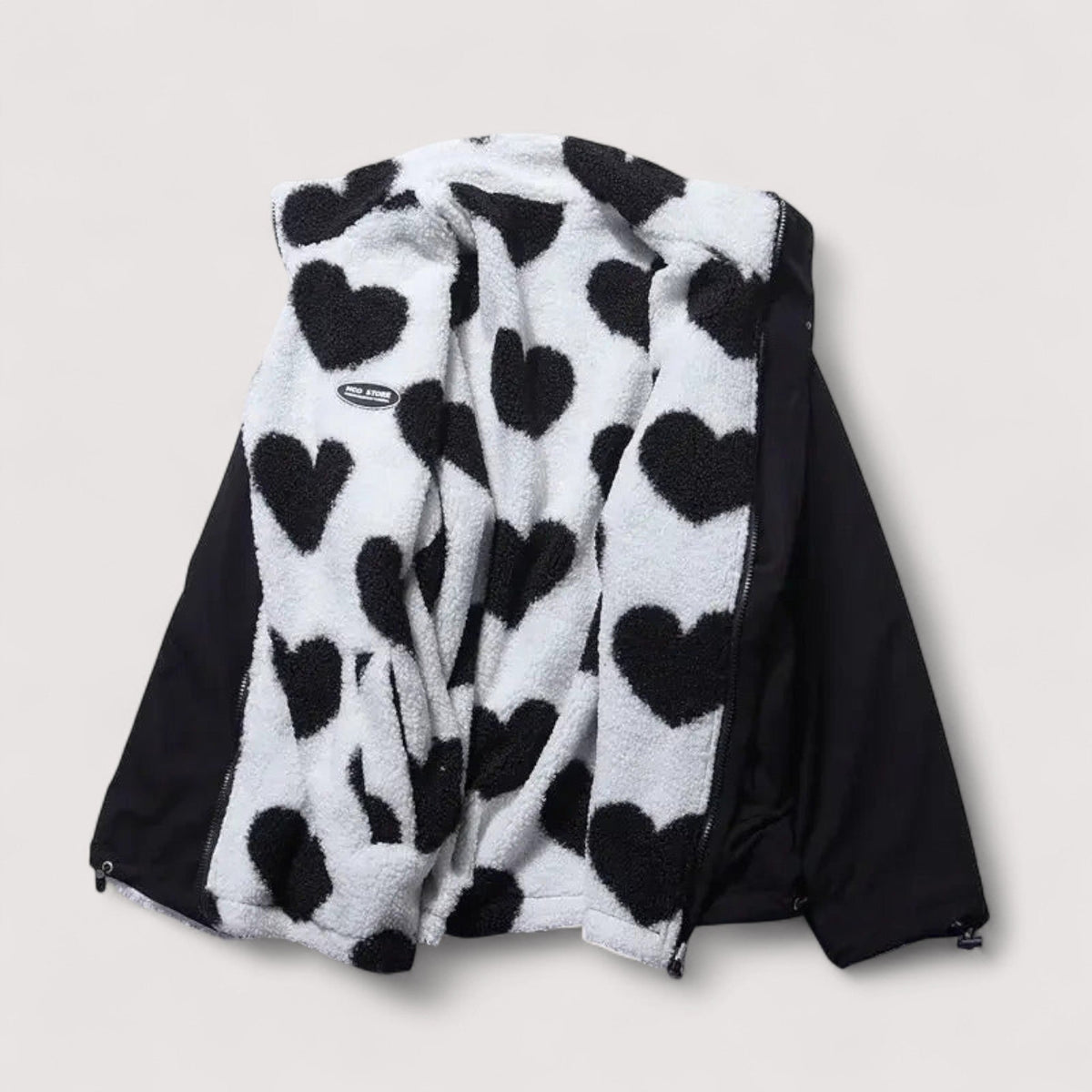Everly™ | Reversible Heart Print Jacket