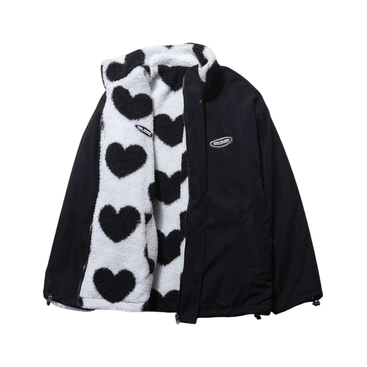 Everly™ | Reversible Heart Print Jacket