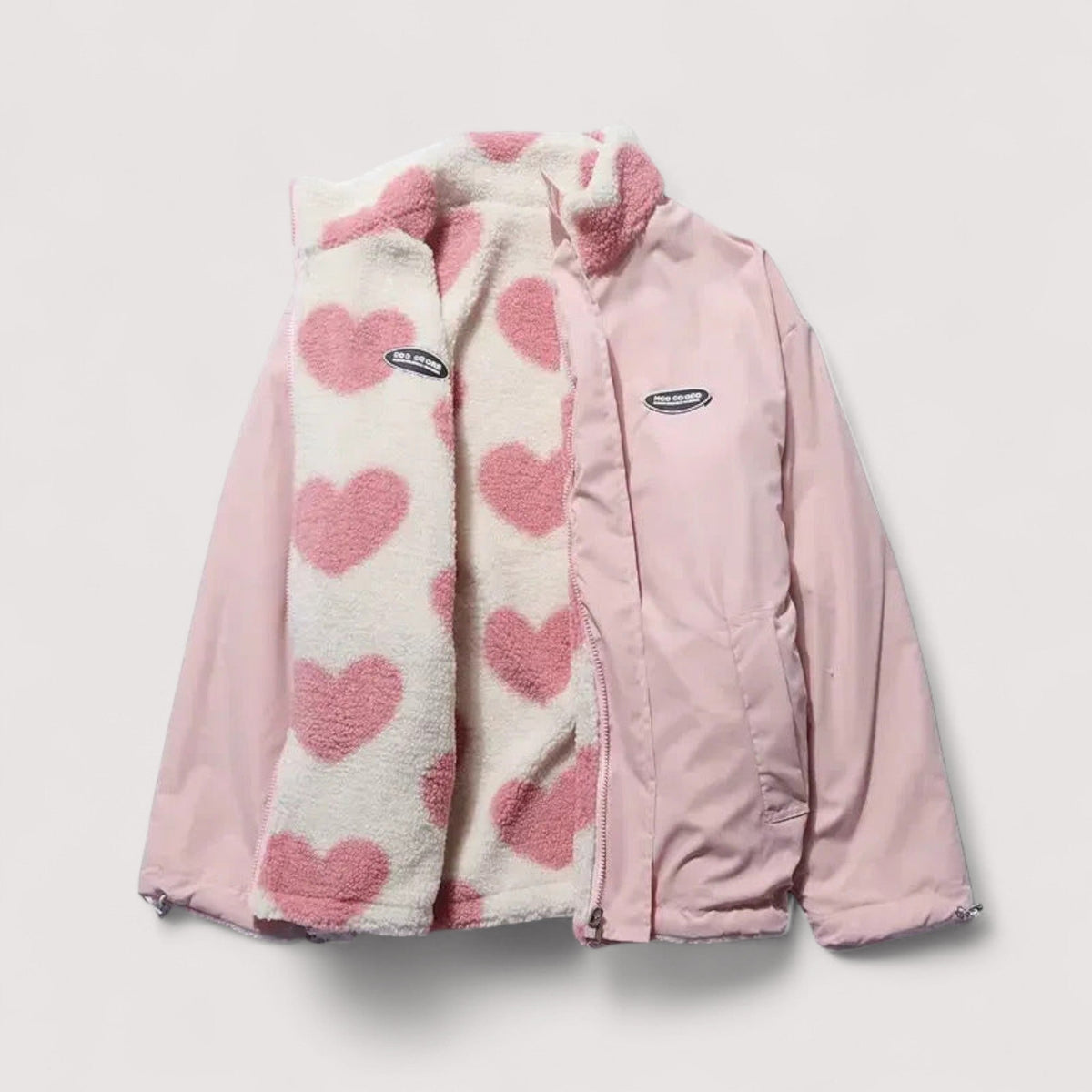 Everly™ | Reversible Heart Print Jacket