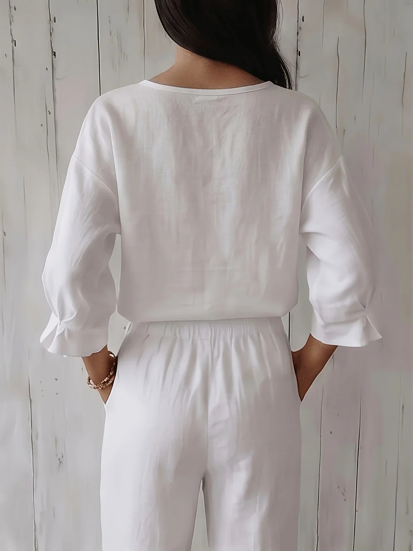 Sabrina - Relaxed Square Neckline Blouse