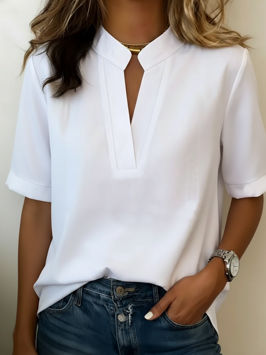 Lunvessa | Short Sleeve Relaxed Fit Shirt