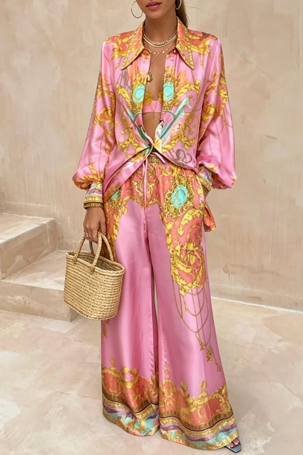 SAFIRA | TROPICAL PRINT TWO-PIECE SET