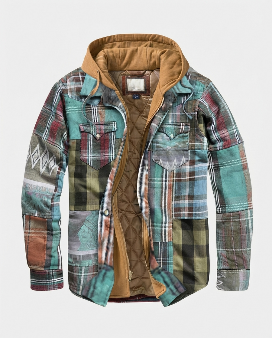 Bartosz | Elegant Men's Patchwork Jacket