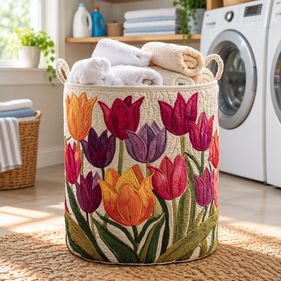 LILY | Tulip Joy Laundry Basket