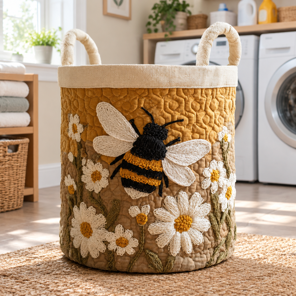 Clover | Daisy Bee Laundry Basket