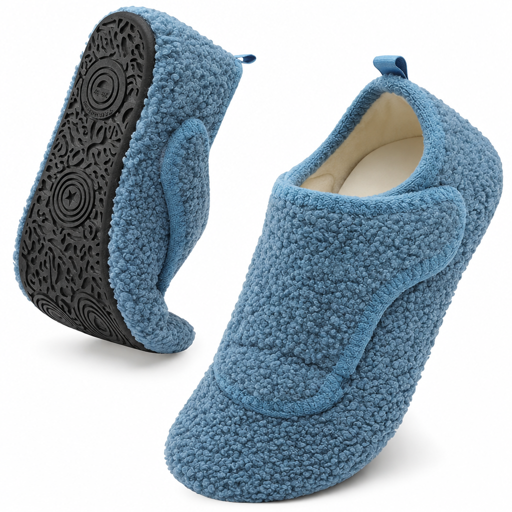 Bridget house slippers in Light Blue