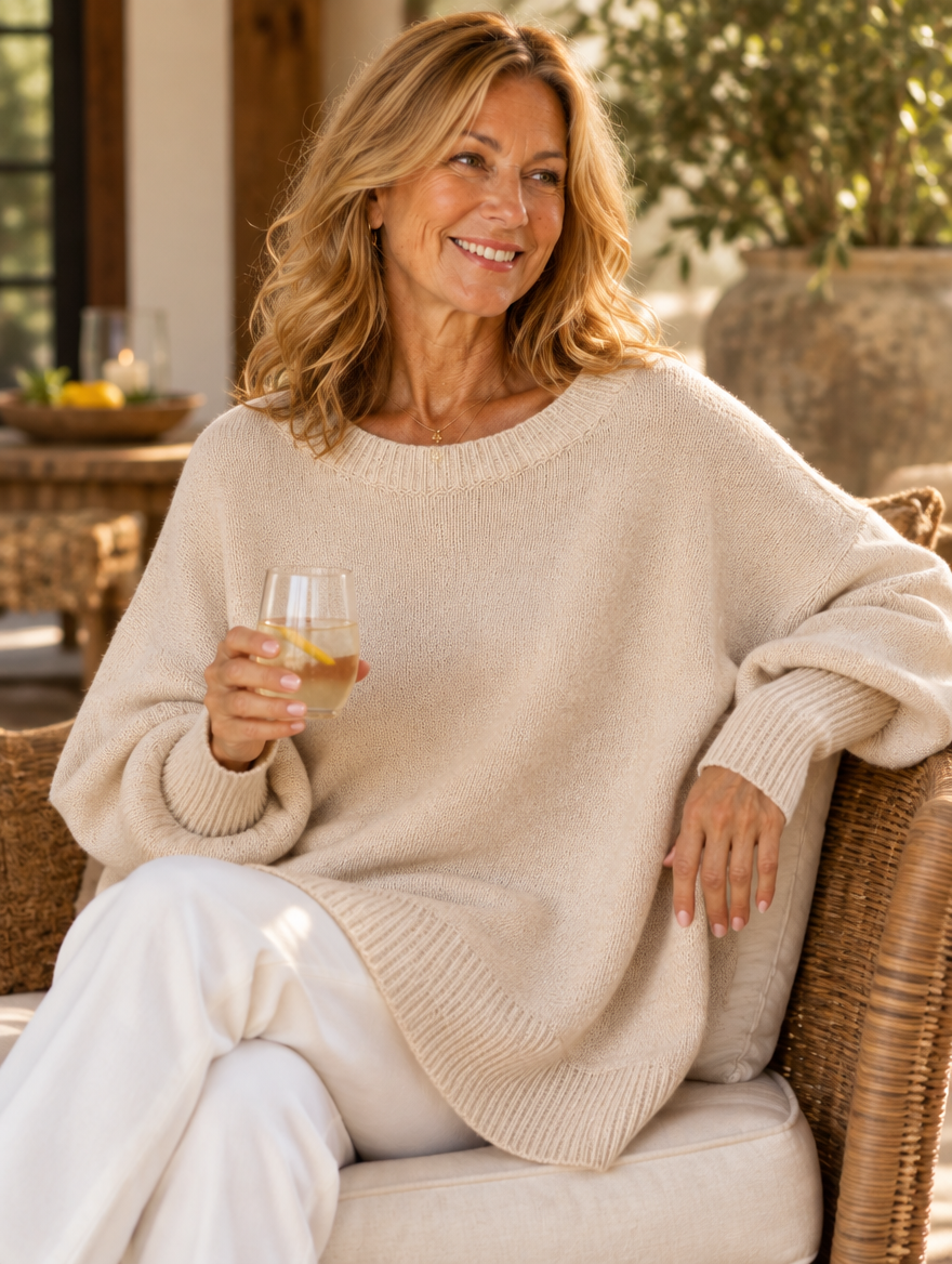 Jennifer™ | Oversized Draped Sweater