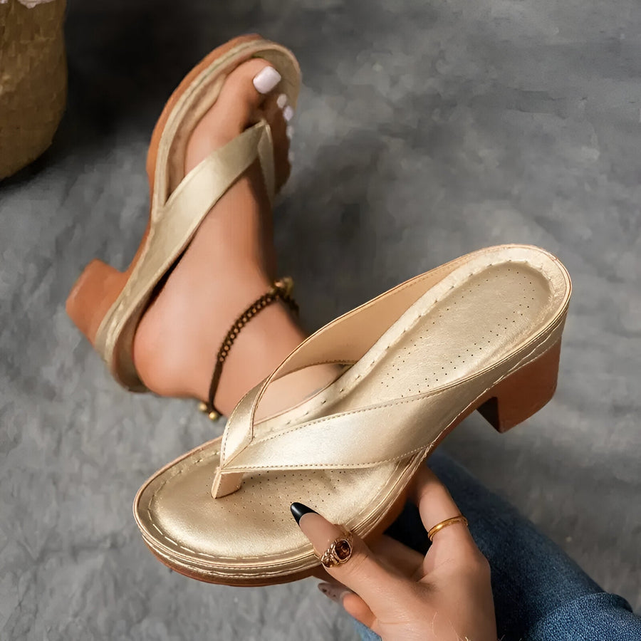 Geneva™ Elegant High-Heeled Mule