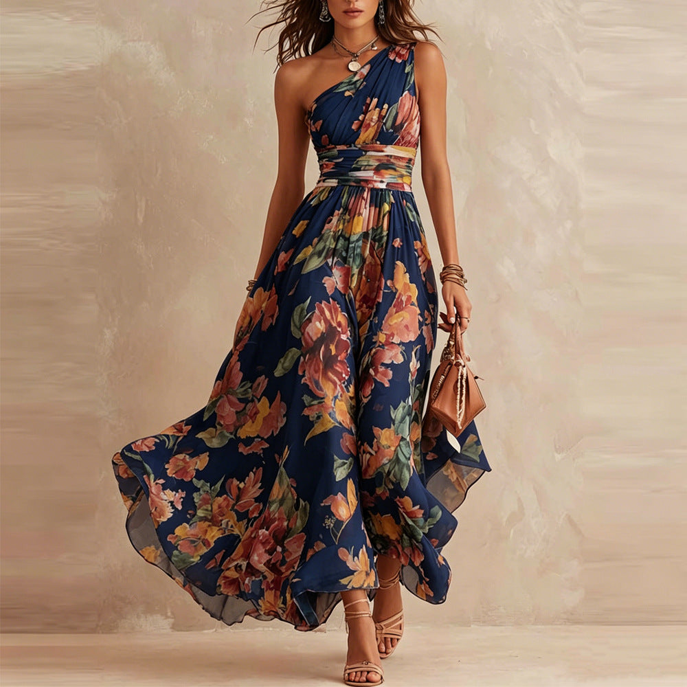 June™ One-Shoulder Floral Maxi Dress