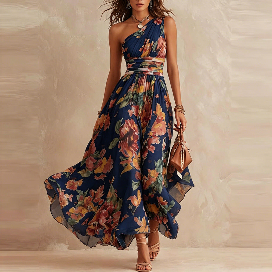 June™ One-Shoulder Floral Maxi Dress