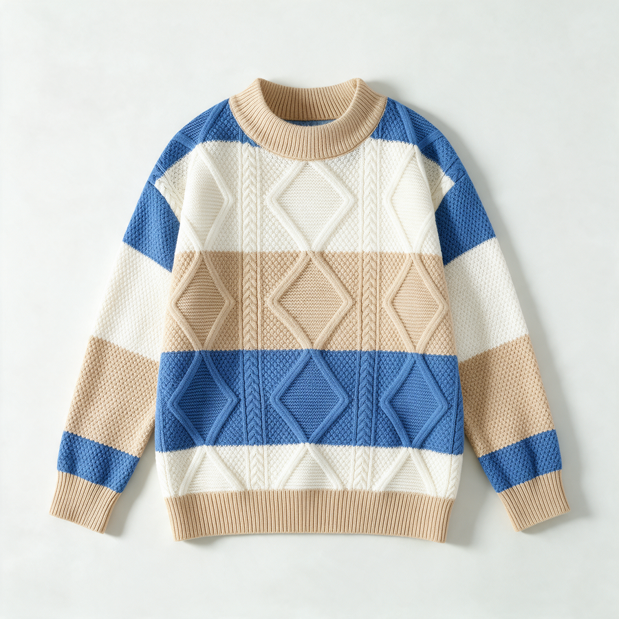 Sawyer™ Diamond Cable-Knit Pullover