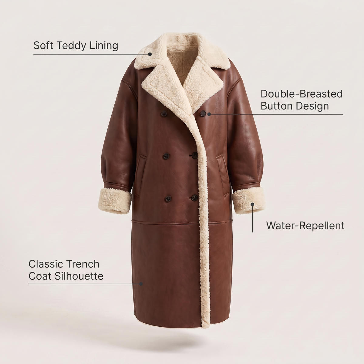 Monroe™ | Luxury Teddy Coat