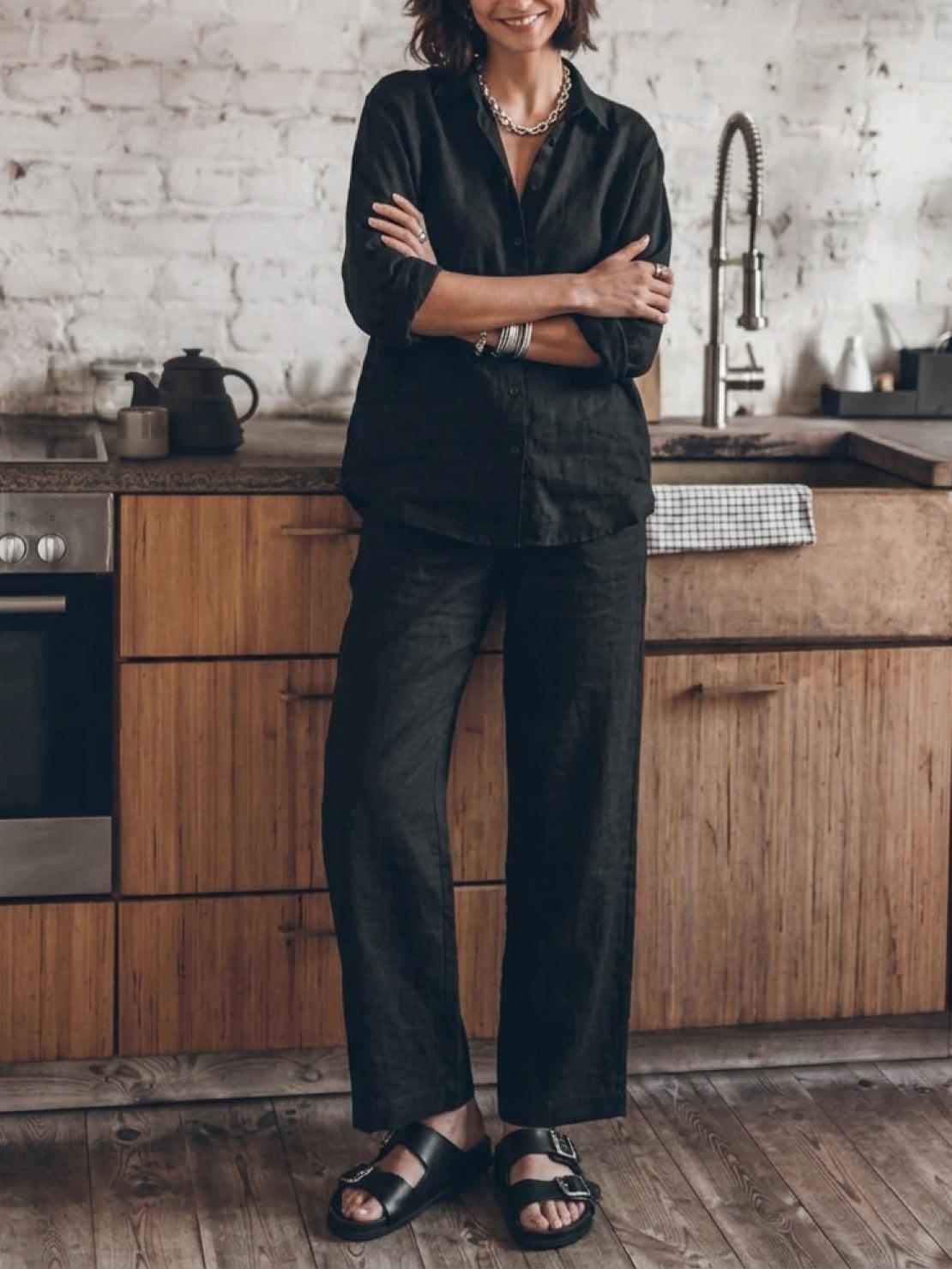 HARPER | COTTON RELAXED TWO-PIECE SET