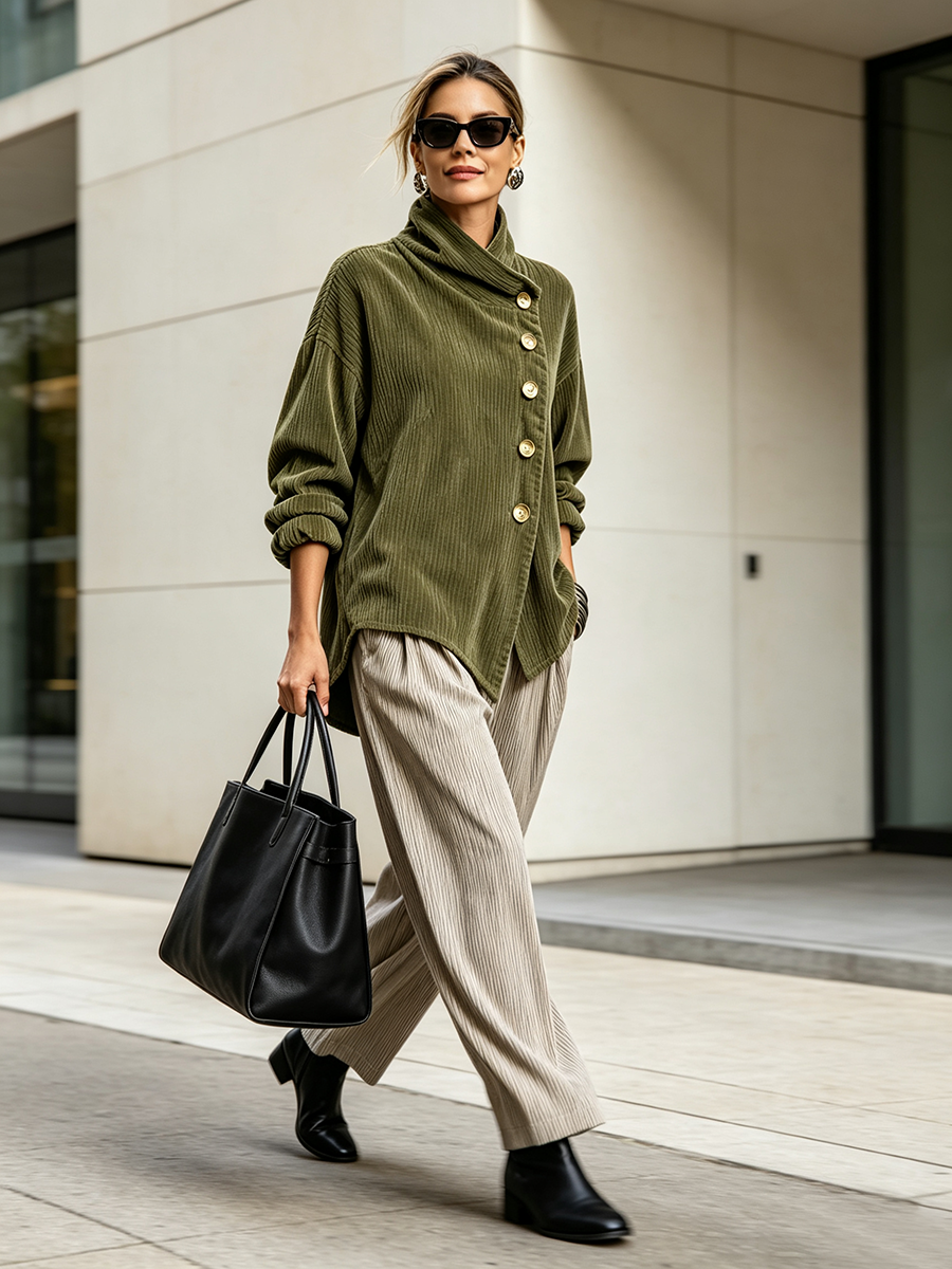 Colette™ | Corduroy Sweater