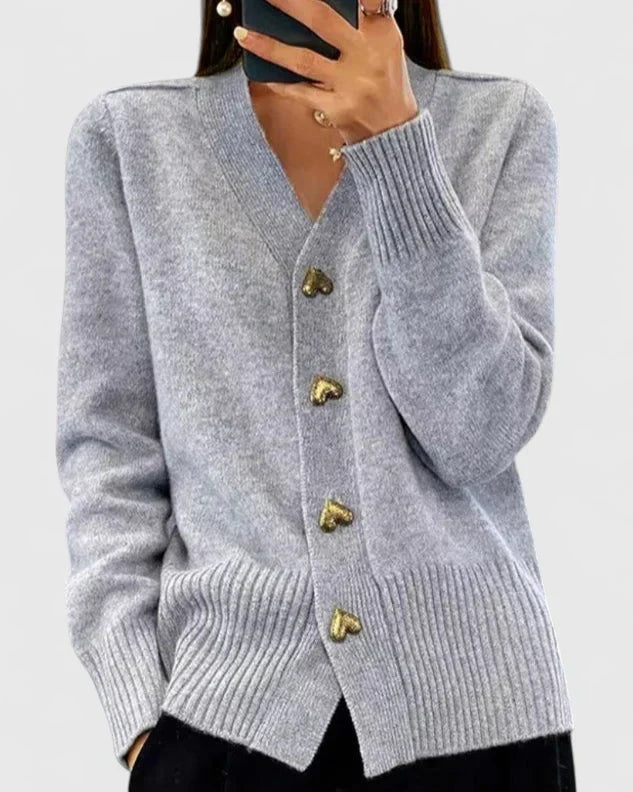 Maya | Women's Elegant Buttoned Cardigan