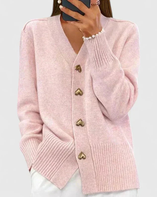 Maya | Women's Elegant Buttoned Cardigan