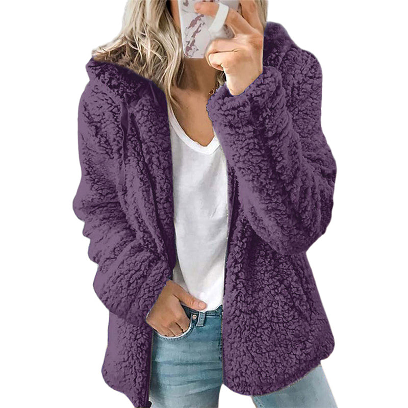 Sienna™ | Cozy Hooded Zip-Up Fleece Jacket