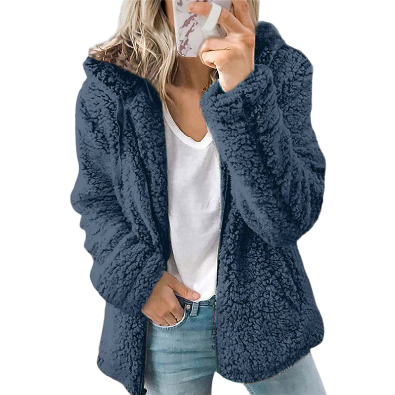 Sienna™ | Cozy Hooded Zip-Up Fleece Jacket