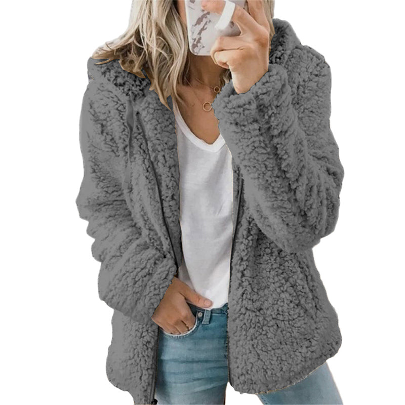 Sienna™ | Cozy Hooded Zip-Up Fleece Jacket