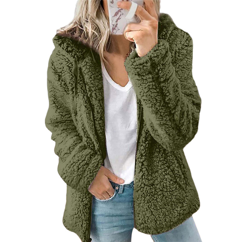 Sienna™ | Cozy Hooded Zip-Up Fleece Jacket